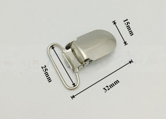 Craft Tools - Metal Top Fashion Suspenders Clip 1''