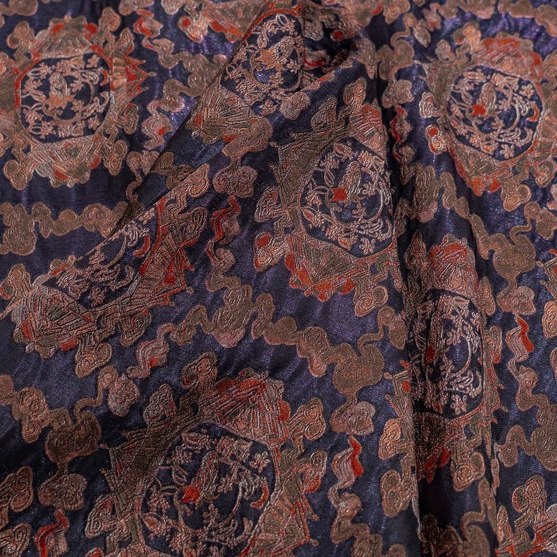 Purple Red Rayon Floral Jacqua - Sewing recension och pris