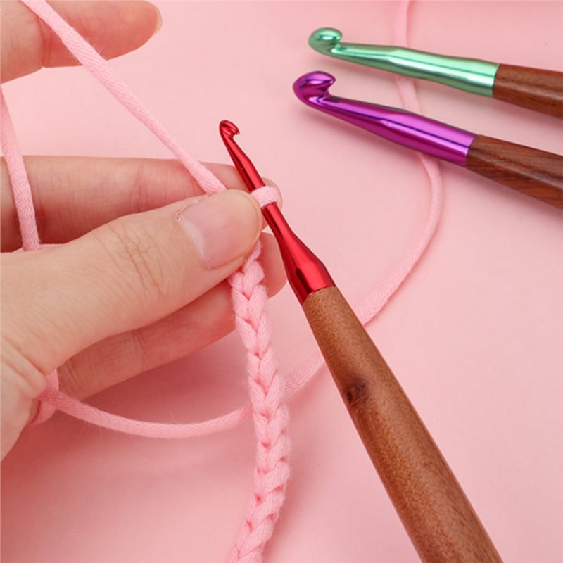 A11E-Crochet Hooks Set, Ergono - Wooden Crochet Hooks Ergonomic Handle recension och pris