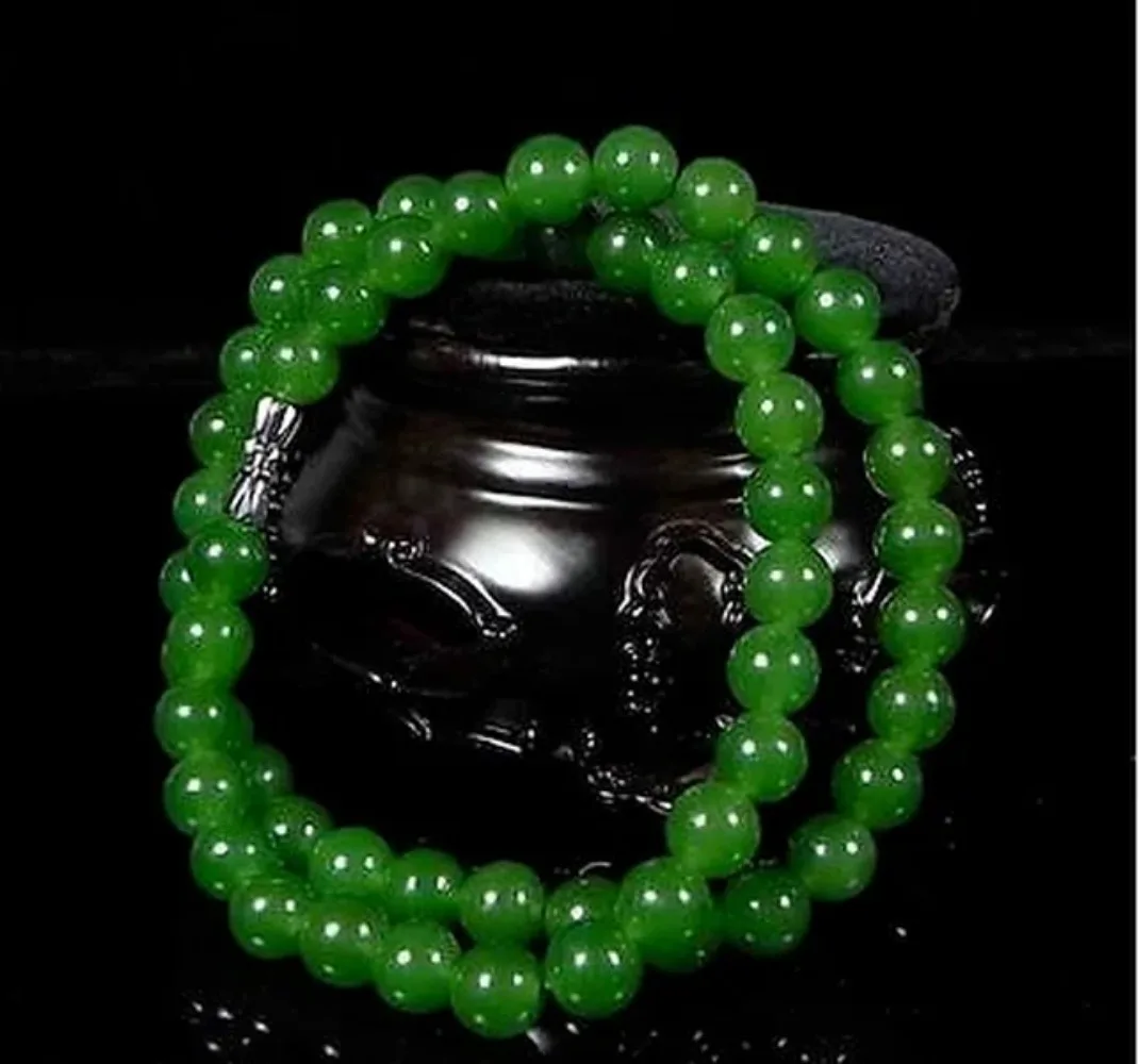 Genuine Natural Green Beads Ne - Beading recension och pris