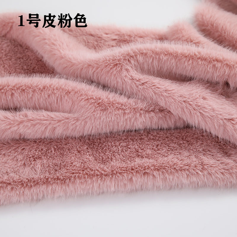High Low Pile Faux Plush Fabri - Sewing recension och pris