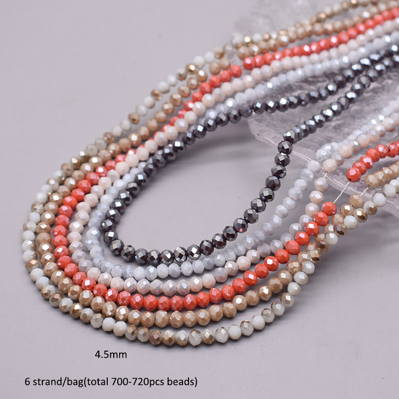 Color Scheme 6 strand/bag 4mm  - Glass Seed Beads 2Mm Jewelry Making recension och pris