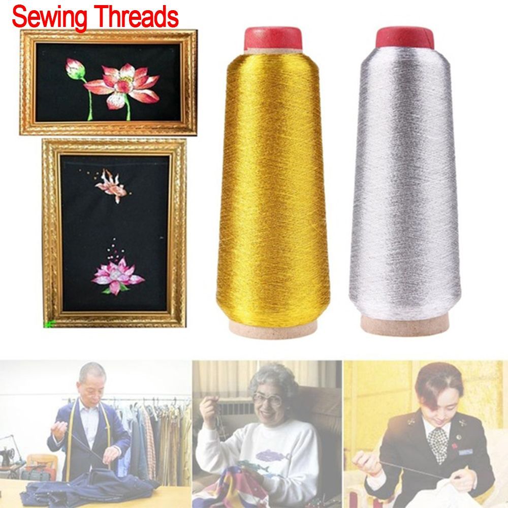 Gold/Silver Embroidery Threads - Cotton Embroidery Thread Skeins recension och pris