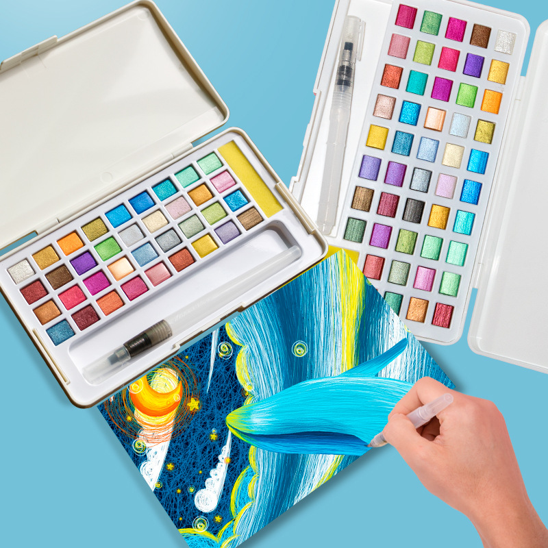 Solid Watercolor Paint Set Gli - Watercolor Paint Set Solid Pigment recension och pris