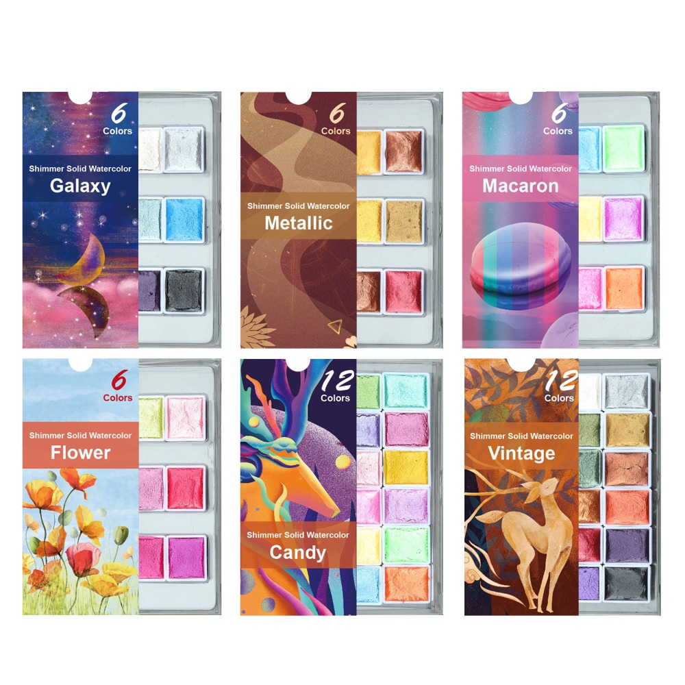 Portable Solid Watercolor Pain - Watercolor Paint Set Solid Pigment recension och pris