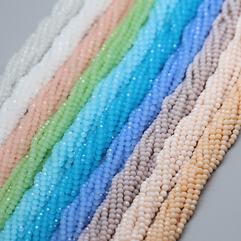 4mm（10strand）1050pcs/bag Facet - Glass Seed Beads 2Mm Jewelry Making recension och pris