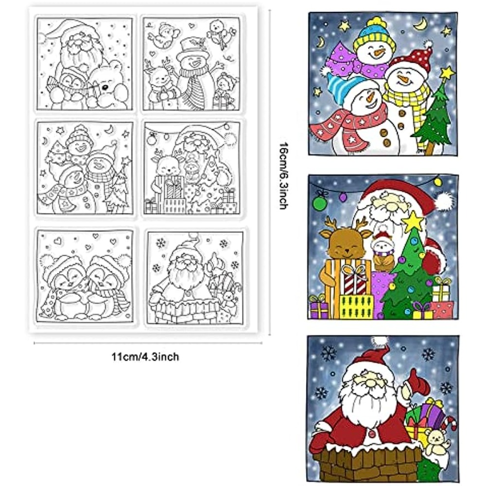 Clear Silicone Stamps Christma - Clear Silicone Stamps For Card Making recension och pris