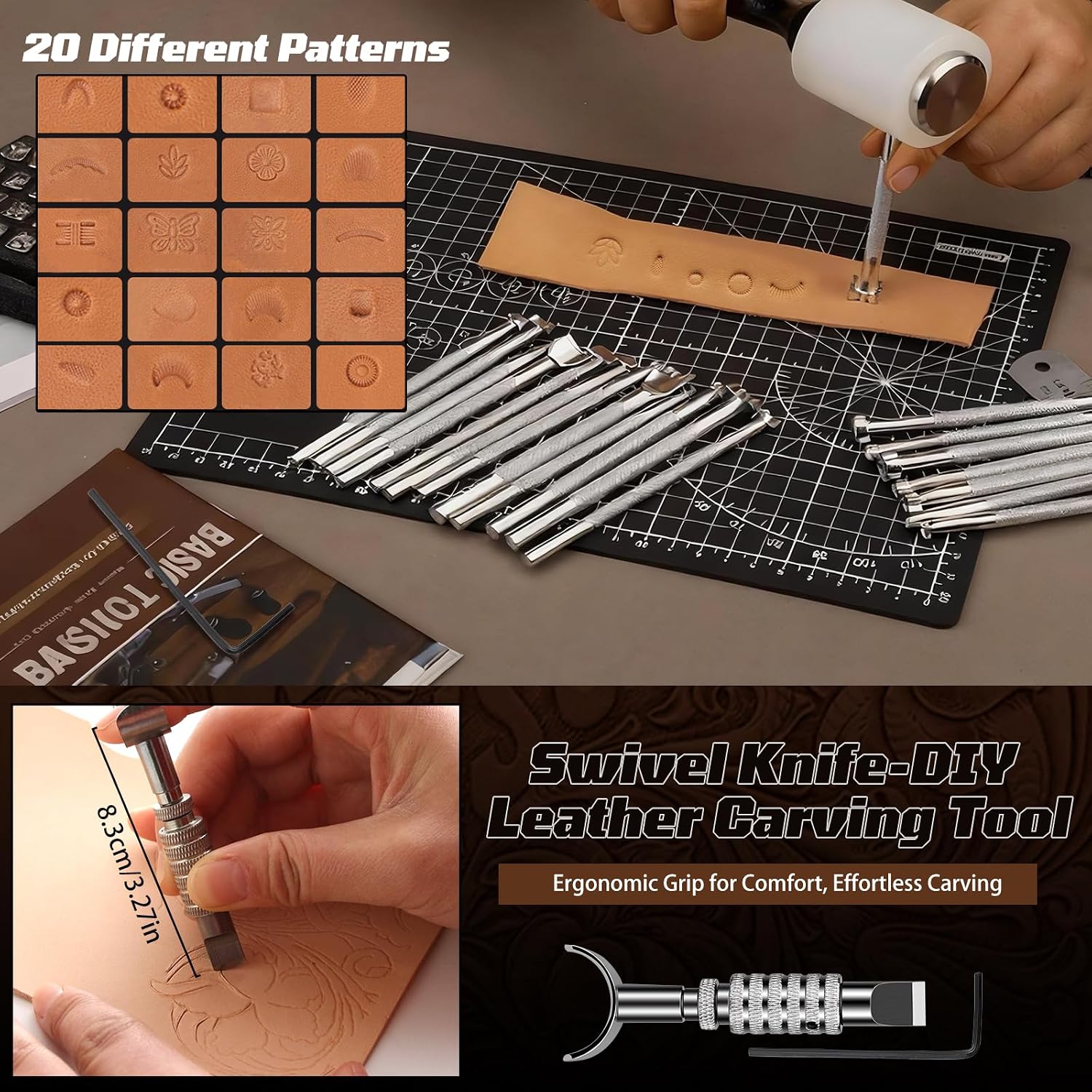 Leather Working Kit, Leather W - Sewing recension och pris