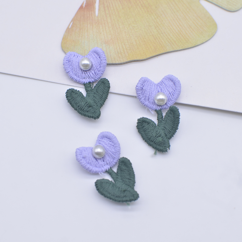 20Pcs 14*24mm Embroidered Knit - Embroidery recension och pris