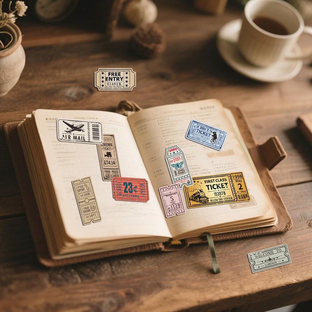 Vintage Ticket Clear Stamp for - Clear Silicone Stamps For Card Making recension och pris